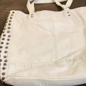 Nine West Tote purse cream cute